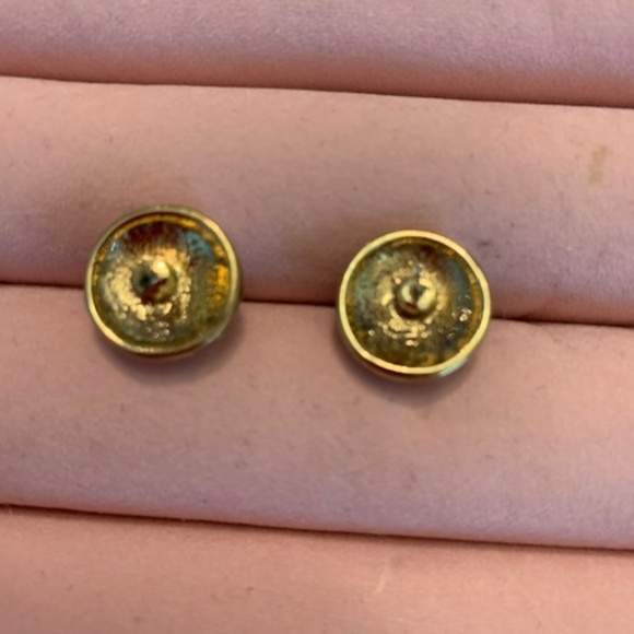 Sparkly Pink Post Earrings - Picture 3 of 3